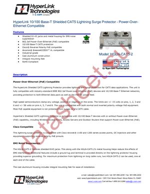 HGLN-CAT5-2 datasheet  